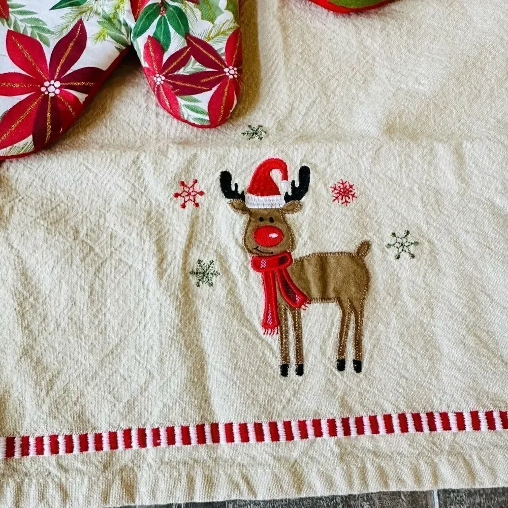 Christmas Kitchen Holiday Dish Towels 2-pc Set